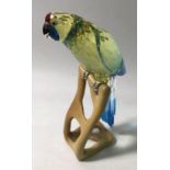 A Swarovski Crystal 'Green Rosella Jonquil Mega Bird', No. 901601, designed by Heinz Tabertshofer,