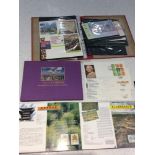 An Album of 1996 China's Stamps with slip case, together with two binders of various US and GB FDC'