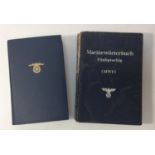 Mein Kampf, by Adolf Hitler, 1939, published by Zentralverlag der NSDAP, Munchen, with hand