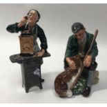 Two Royal Doulton ceramic figures comprising 'The Master HN2325' and 'The Clockmaker HN2279'
