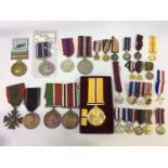 A mixed lot medals including a Mercantile Medal to Harold P. Hanson, Police Special Constable medal,