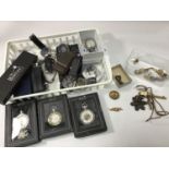 A collection of assorted watches and jewellery comprising various quartz examples, 'Heritage