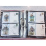 British Military Collection comprising 154x FDC's and Postcard Covers of 'Gibraltar Regimental