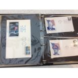 A collection of 40 Silk FDCs including Churchill, 4x Concord, 8x Apollo 14 & 15 Moon Landings,