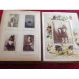 Three albums - (1) of early photos; (2) of Cabinet cards and Cartes de Visite (CdV); and (3) of