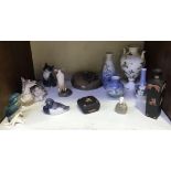 SECTION 13. A collection of assorted mixed ceramics including a number of Royal Copenhagen animal
