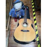 A James Neligan hand made solid top acoustic guitar, model no. NP32F in Stagg soft case, very good