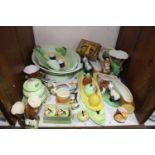 SECTION 28. A large quantity of Carltonware including leaf moulded plates, bowls, condiment sets and