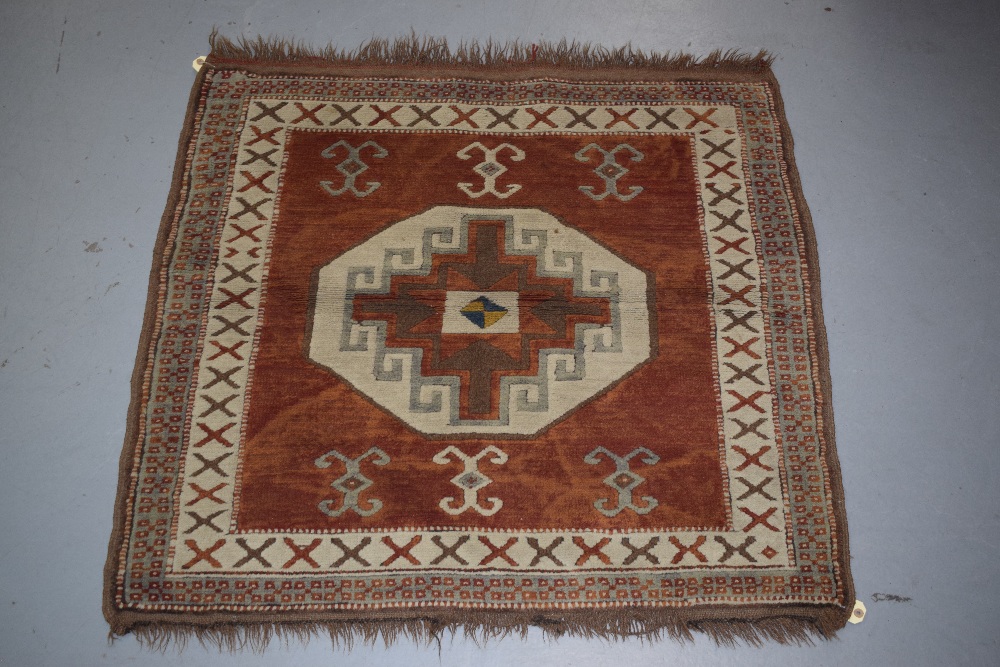 Two Anatolian rugs, the first: Konya kelim, central Anatolia, circa 1940s-50s, 4ft. 11in. X 3ft. - Image 10 of 17