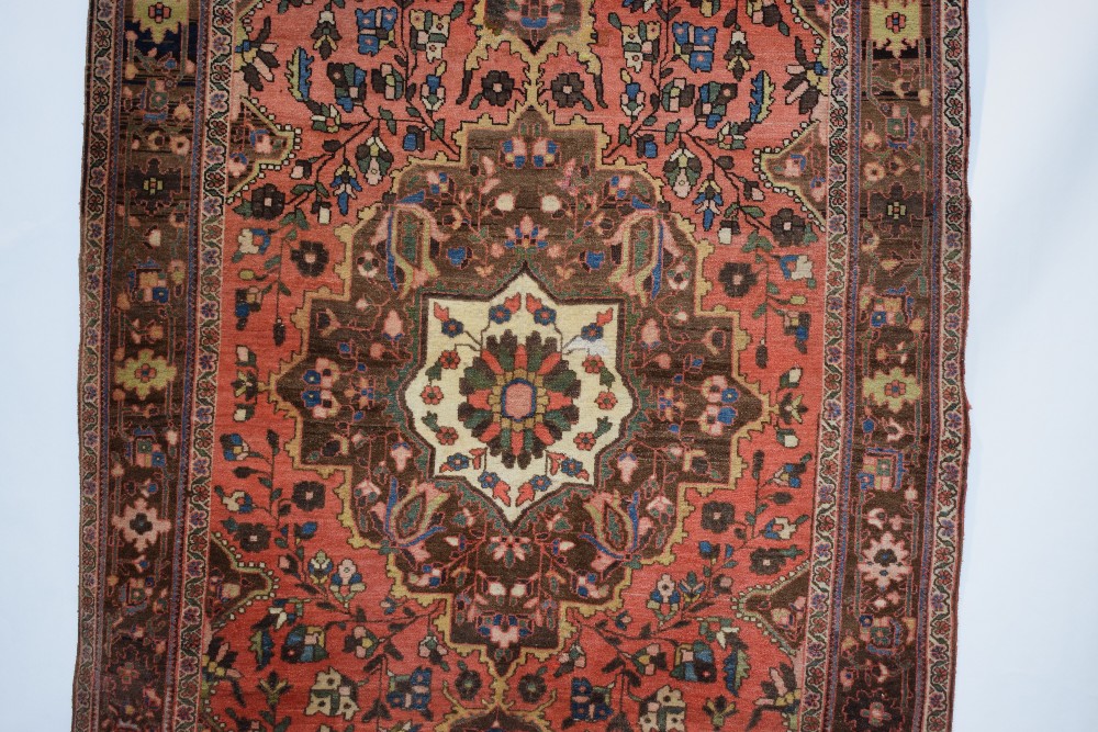 Saruk rug, north west Persia, circa 1930s-40s, 6ft. 8in. X 4ft. 8in. 2.03m. X 1.42m. Slight loss - Image 7 of 10