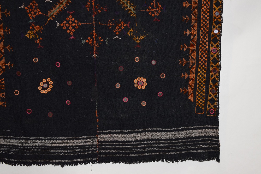 Bishnoi traditional wool shawl, Western Thar Desert, Rajasthan, north west India, circa 1950s, 49in. - Image 5 of 6