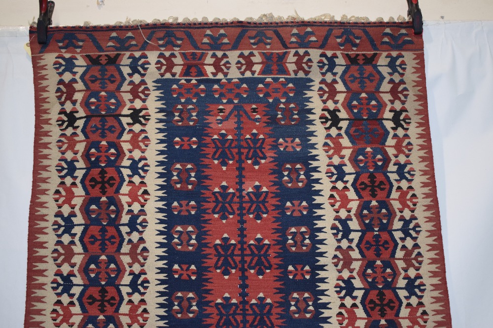 Two Anatolian rugs, the first: Konya kelim, central Anatolia, circa 1940s-50s, 4ft. 11in. X 3ft. - Image 5 of 17