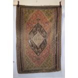 Senneh ghileem, north west Persia, circa 1920s-30s, 6ft. 6in. X 4ft. 5in. 1.98m. X 1.35m. Overall