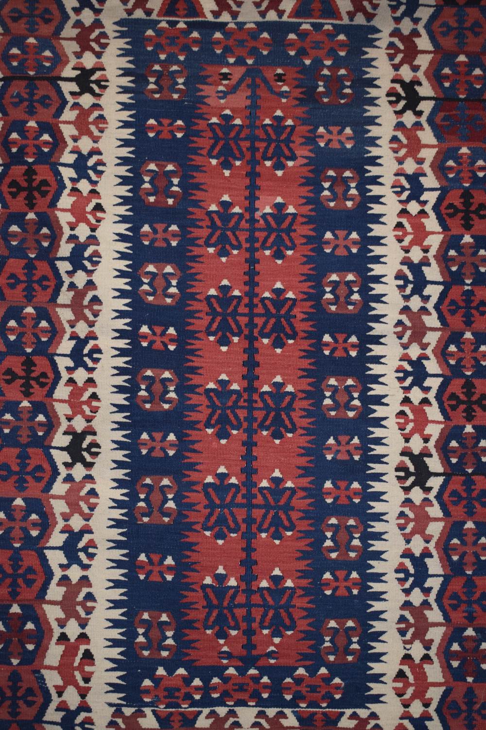 Two Anatolian rugs, the first: Konya kelim, central Anatolia, circa 1940s-50s, 4ft. 11in. X 3ft. - Image 7 of 17