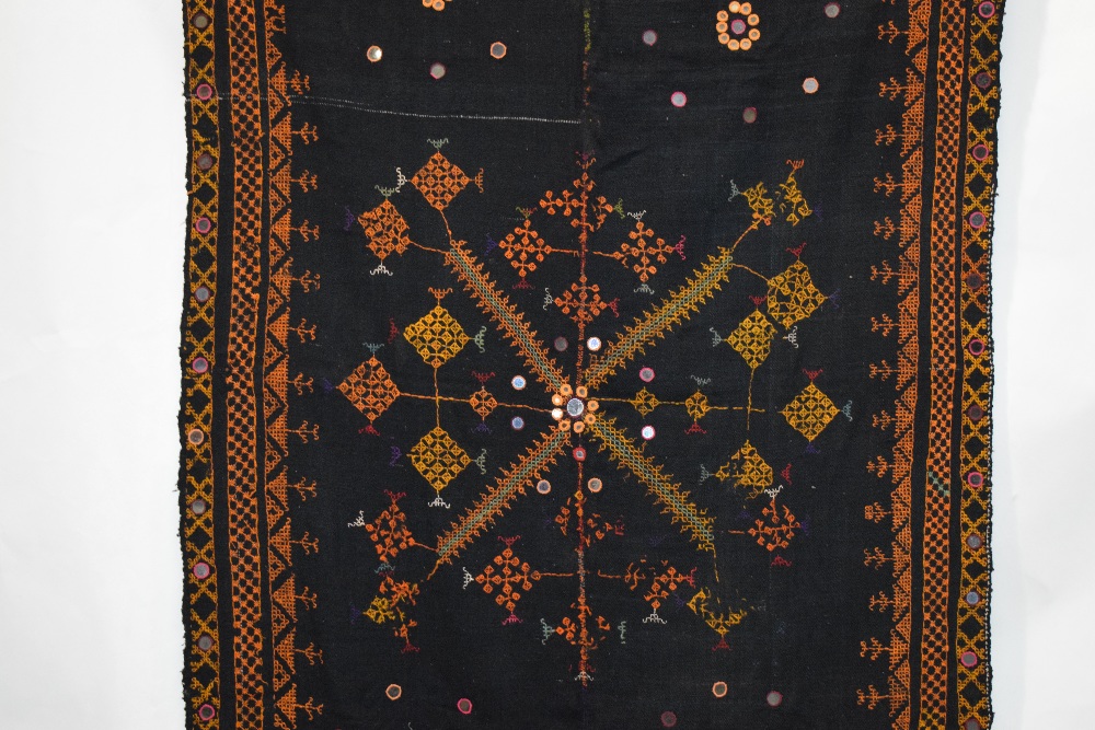 Bishnoi traditional wool shawl, Western Thar Desert, Rajasthan, north west India, circa 1950s, 49in. - Image 3 of 6