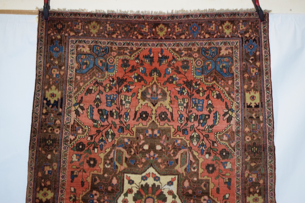 Saruk rug, north west Persia, circa 1930s-40s, 6ft. 8in. X 4ft. 8in. 2.03m. X 1.42m. Slight loss - Image 6 of 10