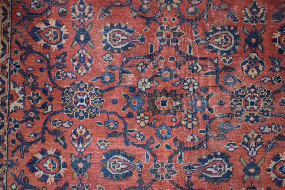 Lillihan rug, north west Persia, circa 1930s, 6ft. 4in. X 4ft. 1.93m. X 1.22m. Overall wear; - Image 7 of 7