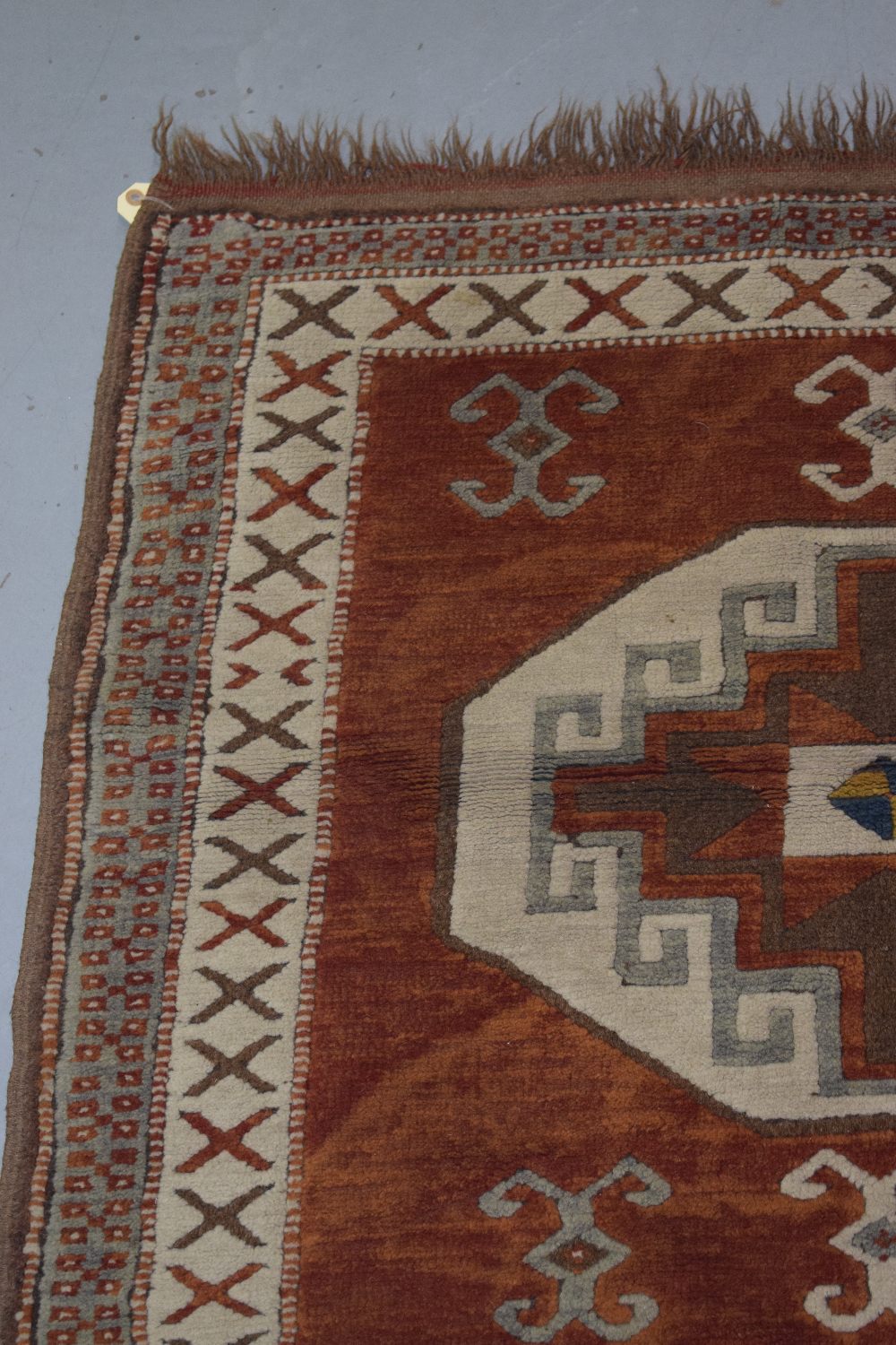 Two Anatolian rugs, the first: Konya kelim, central Anatolia, circa 1940s-50s, 4ft. 11in. X 3ft. - Image 13 of 17
