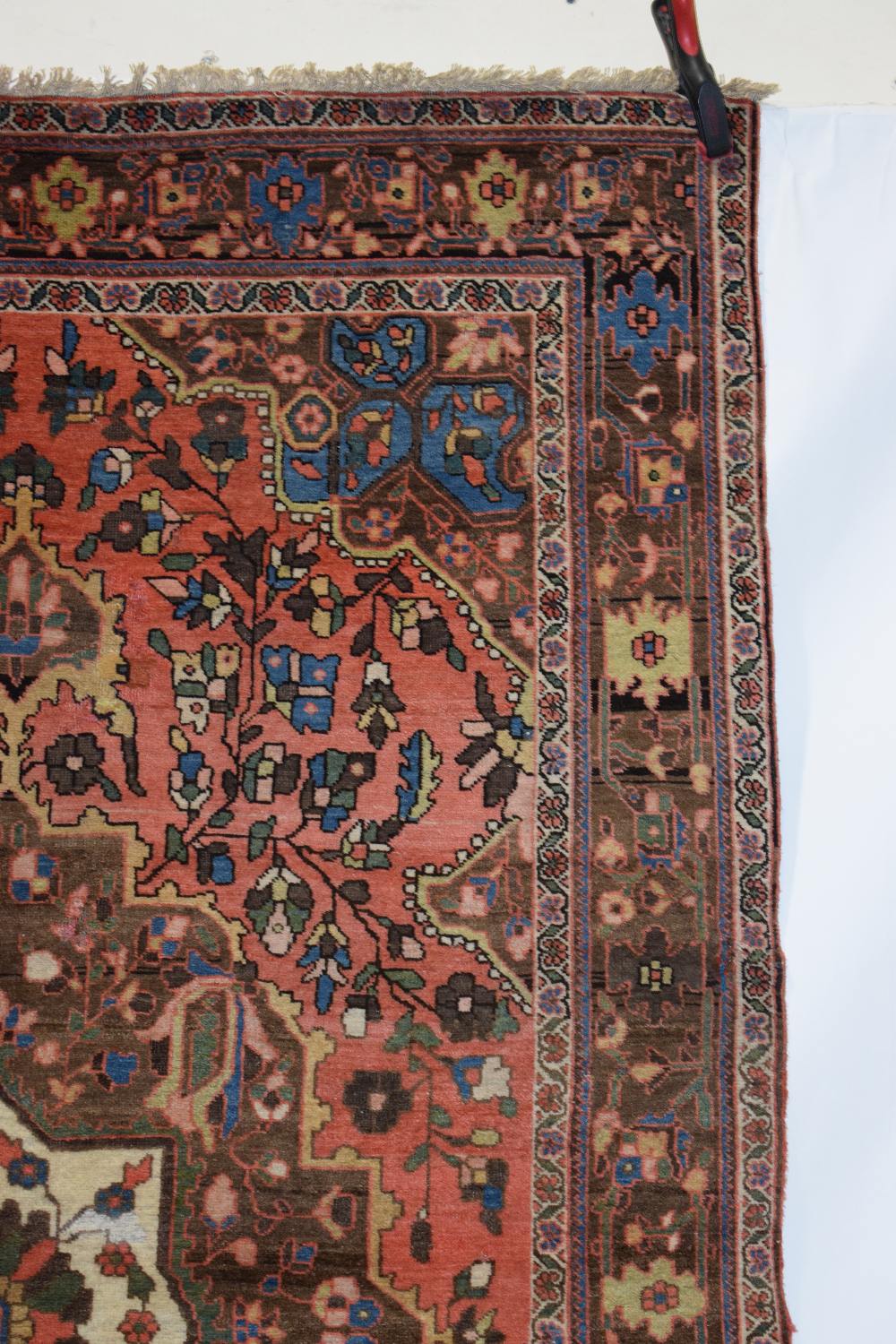 Saruk rug, north west Persia, circa 1930s-40s, 6ft. 8in. X 4ft. 8in. 2.03m. X 1.42m. Slight loss - Image 3 of 10