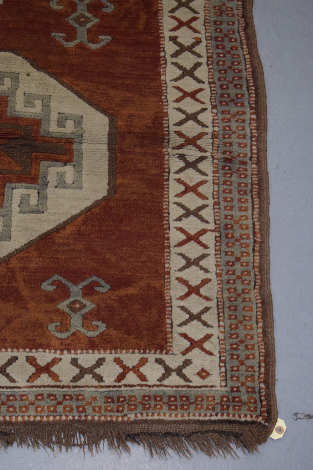 Two Anatolian rugs, the first: Konya kelim, central Anatolia, circa 1940s-50s, 4ft. 11in. X 3ft. - Image 11 of 17