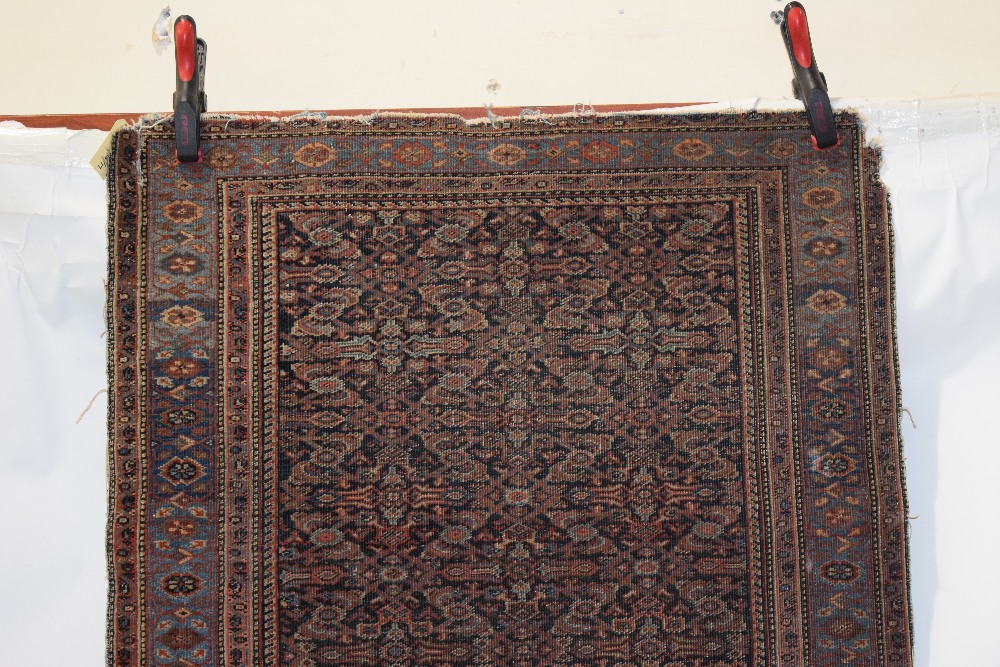 Feraghan rug, north west Persia, early 20th century, 5ft. 6in. X 2ft. 11in. 1.68m. X 0.89m. - Image 2 of 8