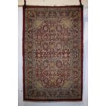 Amritzar rug, north Indian, circa 1930s, 6ft. 4in. X 4ft. 1in. 1.86m. X 1.25m. Overall wear with