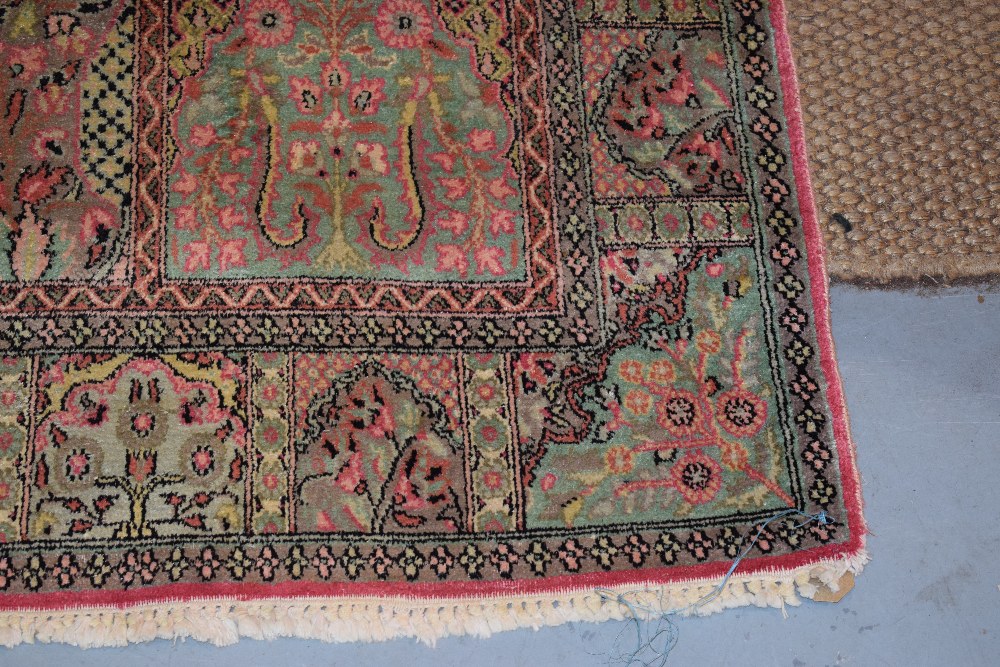 Kashmiri silk runner, north India, second half 20th century, 11ft. 6in. X 3ft. 1in. 3.50m. X 0. - Image 6 of 7