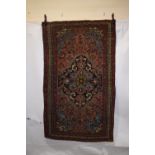 Hamadan rug, north west Persia, circa 1940s-50s, 6ft. 11in. x 4ft. 1in. 2.11m. x 1.25m. Slight