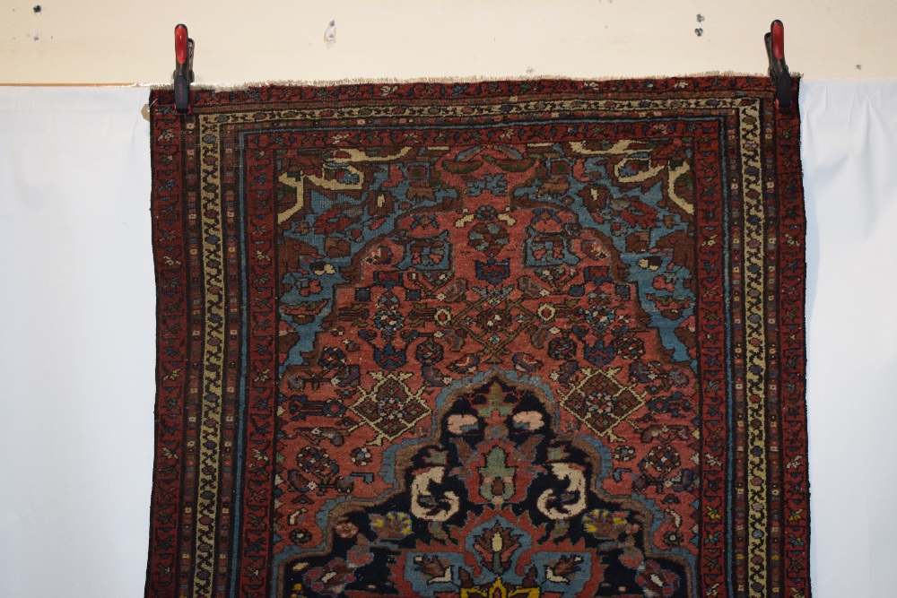 Hamadan rug, north west Persia, circa 1940s-50s, 6ft. 11in. x 4ft. 1in. 2.11m. x 1.25m. Slight - Image 2 of 6