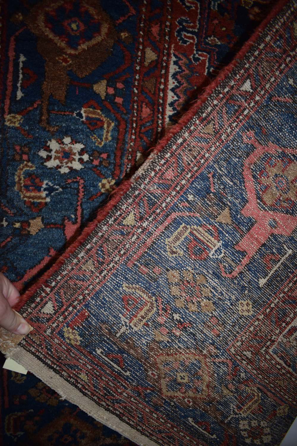 Hamadan rug, north west Persia, circa 1930s-40s, 6ft. 7in. x 4ft. 1in. 2.01m. x 1.25m. Slight wear - Image 6 of 6