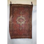 Saruk rug, north west Persia, circa 1920s-30s, 4ft. 10in. x 3ft. 4in. 1.47m. x 1.02m. Overall