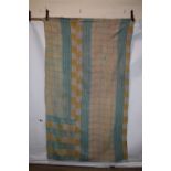 Two Kantha quilts, west Bengal, east India, second half 20th century, the first: 93in. x 56in.