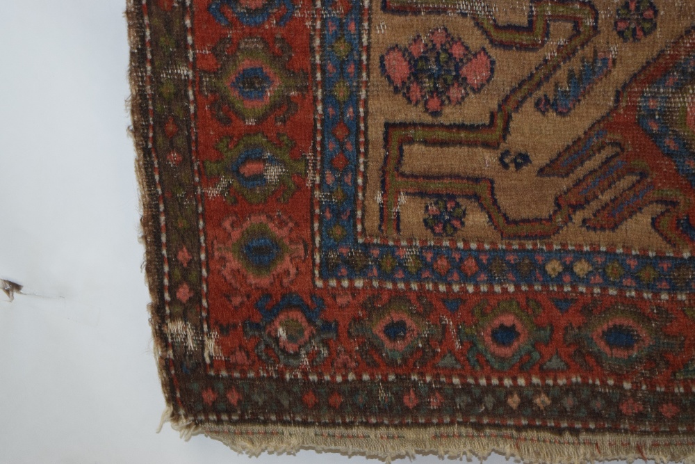 Kurdish rug, north west Persia, early 20th century, 6ft. 5in. x 3ft. 11in. 1.96m. x 1.20m. Overall - Image 11 of 11