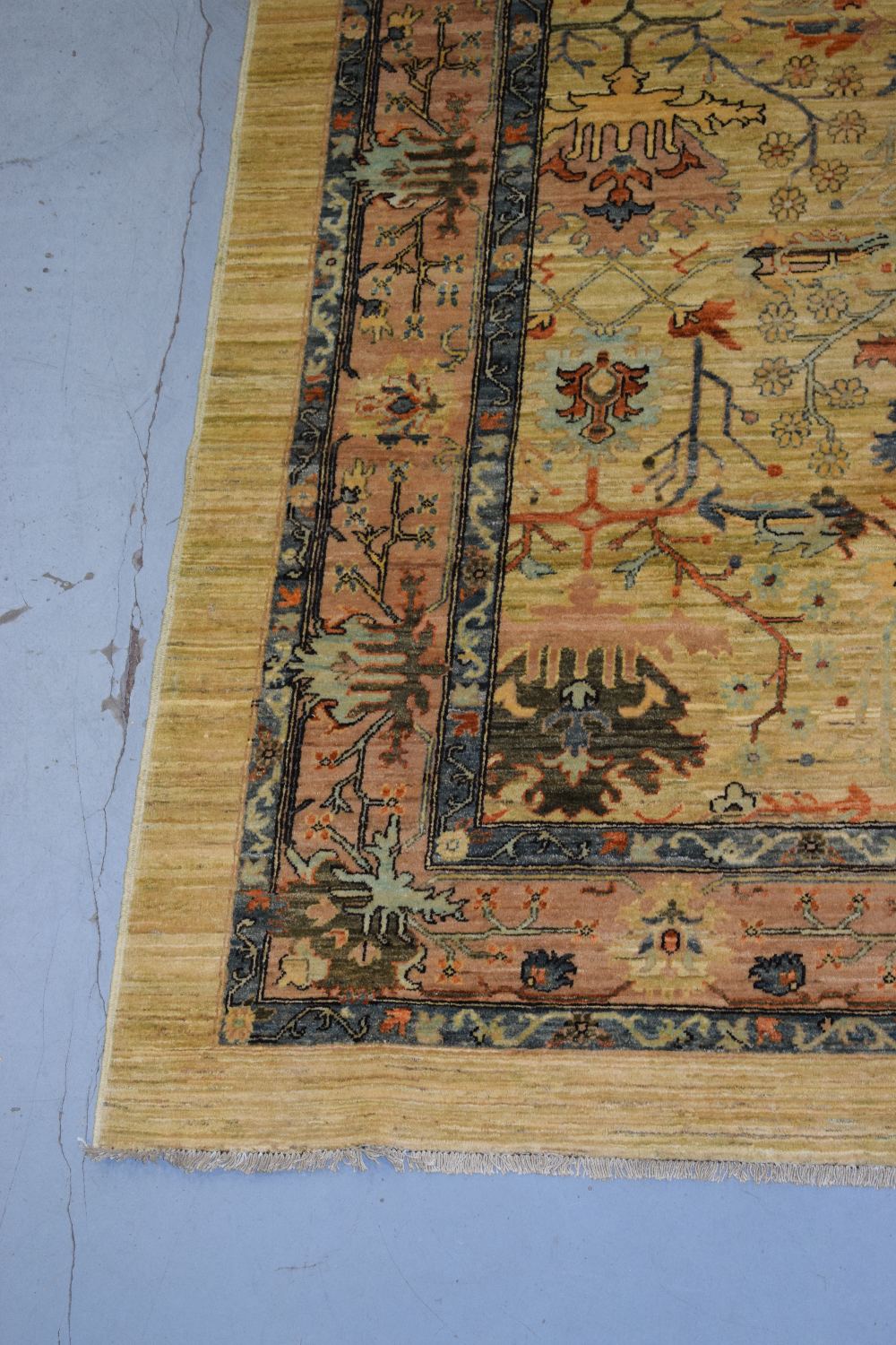 Ushak design carpet of modern production, 8ft. 7in. x 6ft. 4in. 2.62m. x 1.93m. - Image 5 of 10