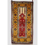 Melas prayer rug, west Anatolia, circa 1930s, 6ft. 4in. x 3ft. 4in. 1.93m. x 1.02m.