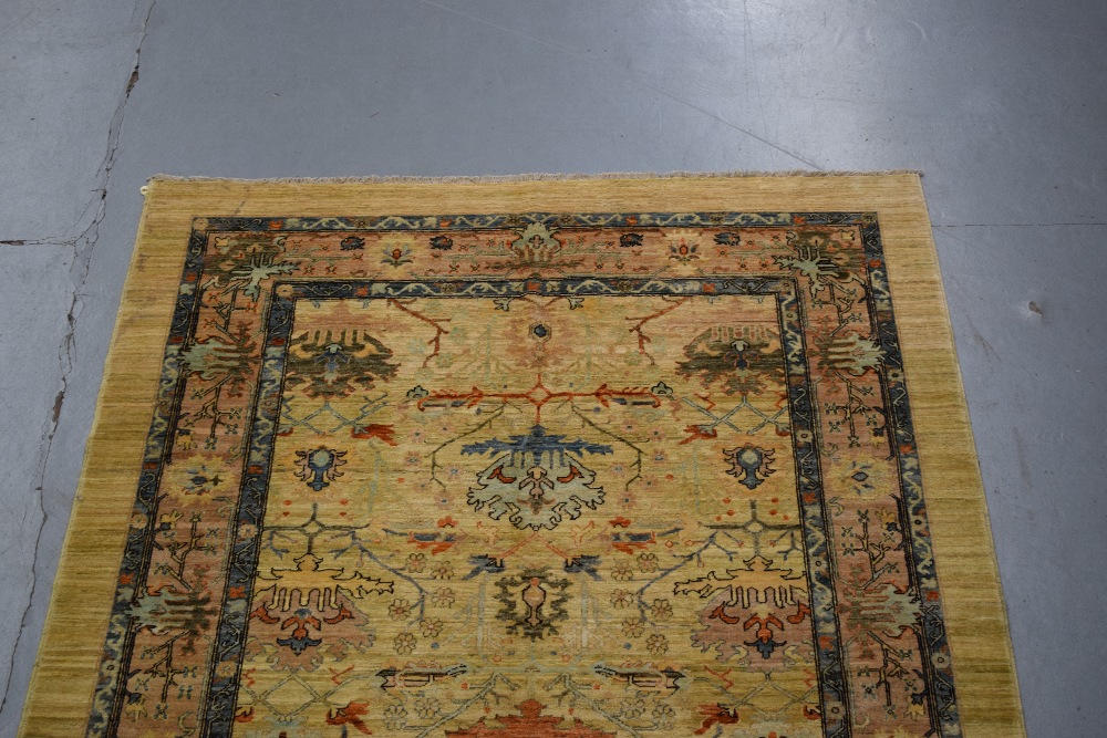 Ushak design carpet of modern production, 8ft. 7in. x 6ft. 4in. 2.62m. x 1.93m. - Image 6 of 10