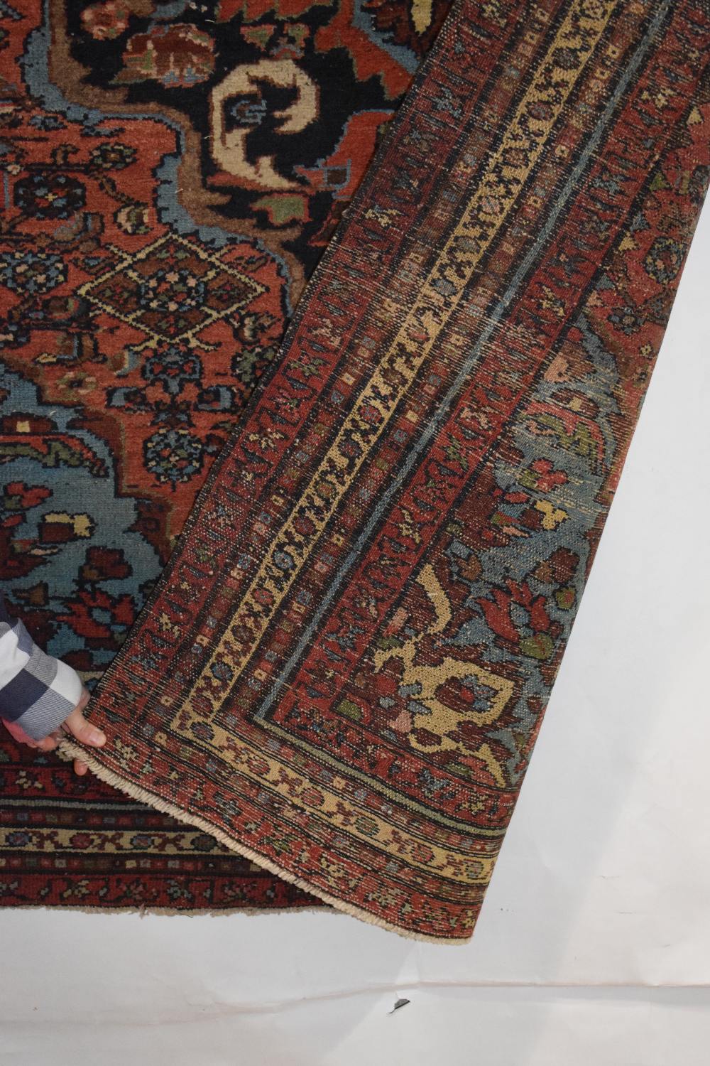 Hamadan rug, north west Persia, circa 1940s-50s, 6ft. 11in. x 4ft. 1in. 2.11m. x 1.25m. Slight - Image 6 of 6