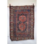 Afshar rug, Kerman area, south east Persia, circa 1930s,. 6ft. 1in. x 4ft. 7in. 1.86m. x 1.40m.