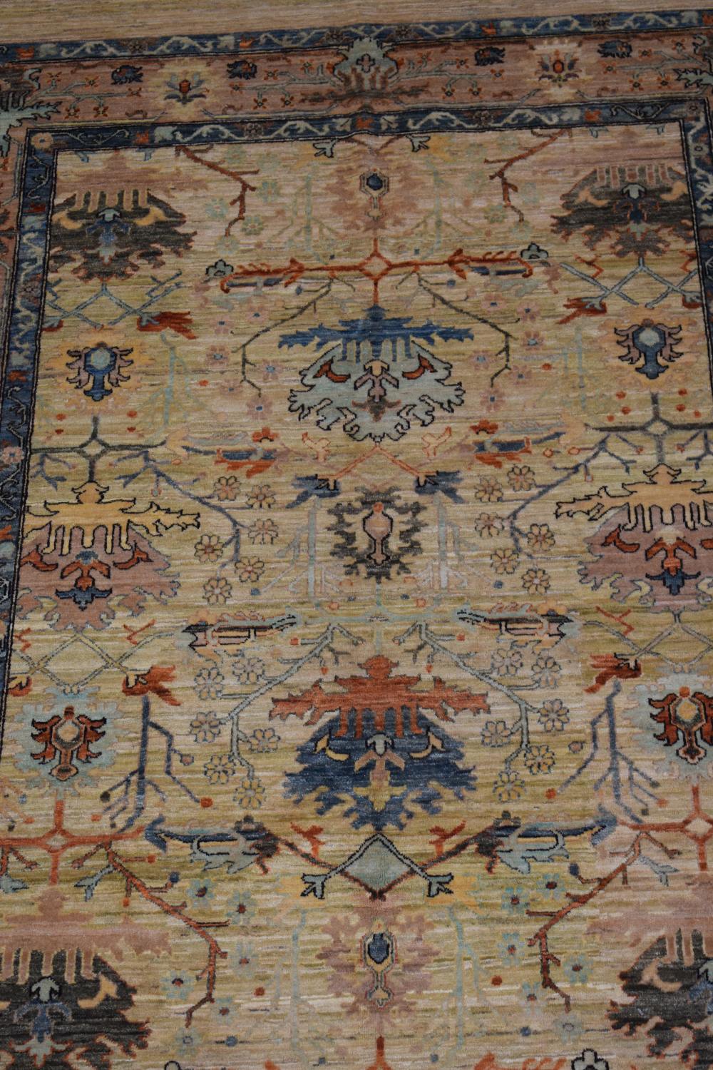 Ushak design carpet of modern production, 8ft. 7in. x 6ft. 4in. 2.62m. x 1.93m. - Image 8 of 10