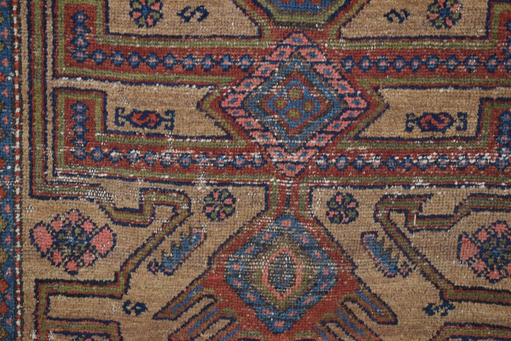 Kurdish rug, north west Persia, early 20th century, 6ft. 5in. x 3ft. 11in. 1.96m. x 1.20m. Overall - Image 10 of 11