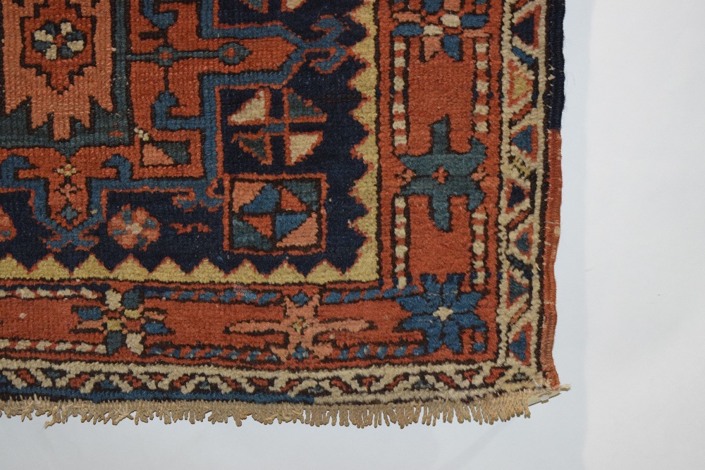 Two rugs: The first: Karaja rug, north west Persia, circa 1930s, 4ft. 5in. x 3ft. 2in. 1.35m. x 0. - Image 4 of 10