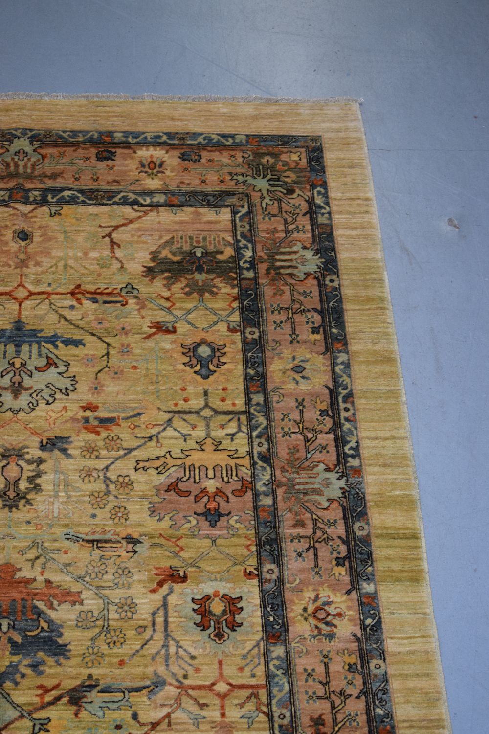 Ushak design carpet of modern production, 8ft. 7in. x 6ft. 4in. 2.62m. x 1.93m. - Image 3 of 10