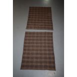 Four wool blankets, probably all English, mid-20th century. All with varying degrees of damage and