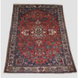Bakhtiari carpet, Chahar Mahal Valley, west Persia, circa 1940s-50s, 9ft. 8in. x 7ft. 1in. 2.94m.
