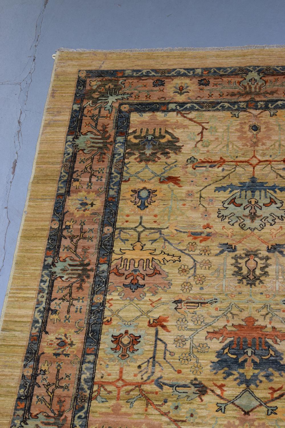 Ushak design carpet of modern production, 8ft. 7in. x 6ft. 4in. 2.62m. x 1.93m. - Image 4 of 10