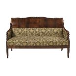 Louis-Philippe Mahogany Settee