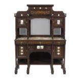 American Aesthetic Movement Rosewood Cabinet