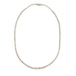 Gentleman's Diamond Tennis Necklace