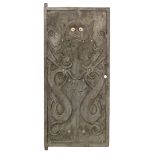 Carved Wood Door Panel