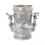 German Silver Wine Cooler After Meissonnier
